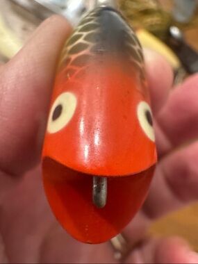 Heddon Tiny Lucky 13 fishing lure vintage collectible rare